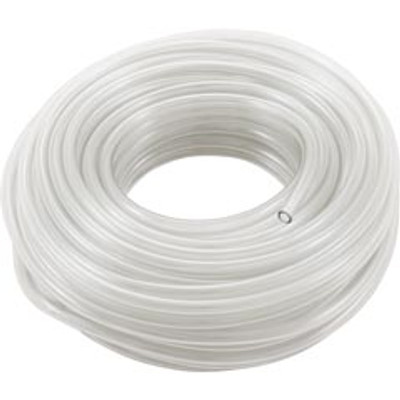 Tubing Suction Blue-White C-600 3/8"od 100ft Clear PVC C-334-6-100