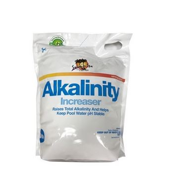 Alkalinity increaser for pools