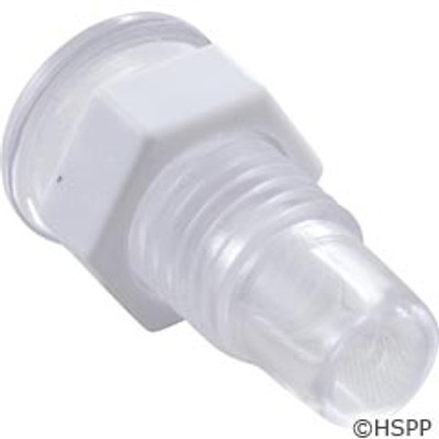 Light Wall Fitting Rd Mini POL 1/2"Hs 11/16 In FD Clear