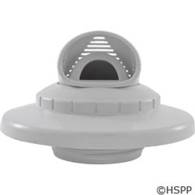 Inlet Fitting Infusion Venturi 1-1/2"Mpt with Flange White