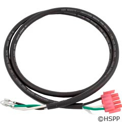 Cord HydroQuip P2 1Spd Amp-4 Male 14/3 X 48" Pink