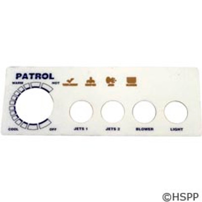 Pres Air Overlay Patrol 618-4 4-Button