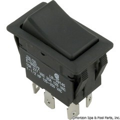 Rocker Switch DPDT 230V