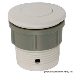 Air Button WW Flush 1-1/2"Hs 2 In White