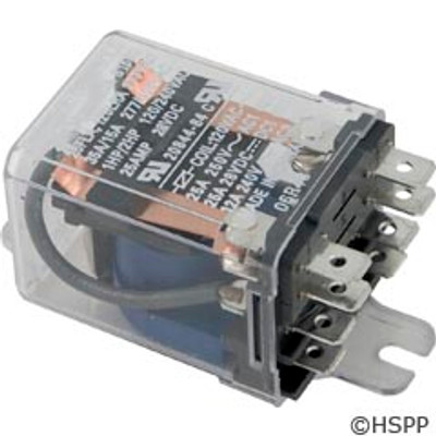 Relay Deltrol Controls DPDT 30A 115V Coil Dustcover