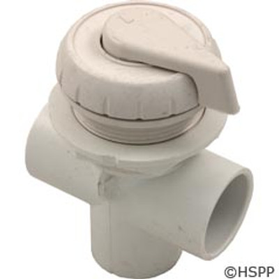 Diverter Valve WW 1" 3 Port Top Mount Vertical White