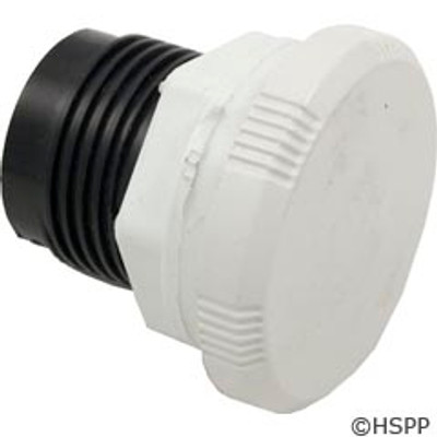 Air Ctrl WW Super Deluxe 1-5/8"Hs 2-1/2 In Notched White 1"