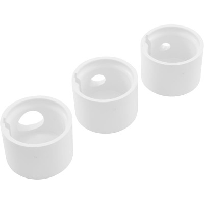 Caps Paramount PCC 2000 Step Nzl 1/4"3/8"5/8"Wht Qty 3