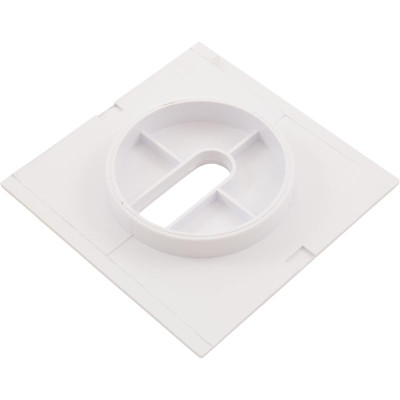 Deck Jet (J-Style) Square Cover White