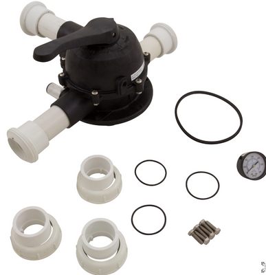 Multiport Valve Jacuzzi 15VK-24 1-1/2" 6 Pos w/ Unions 39258405R