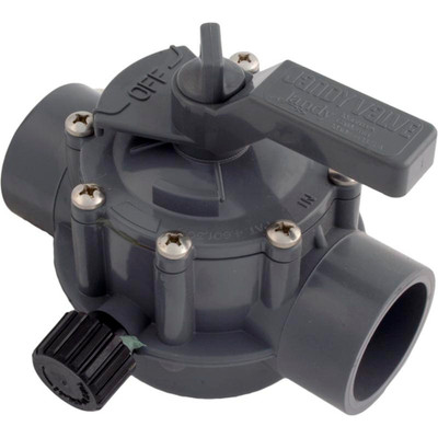 Diverter Valve Jandy/Zod 1-1/2"s/2"spg Pos Seal2 WayGray