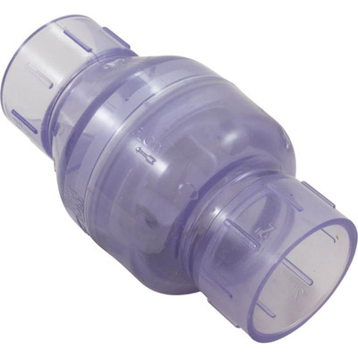Check Valve Flo Control 10112"s1/2lbSpringWaterClear