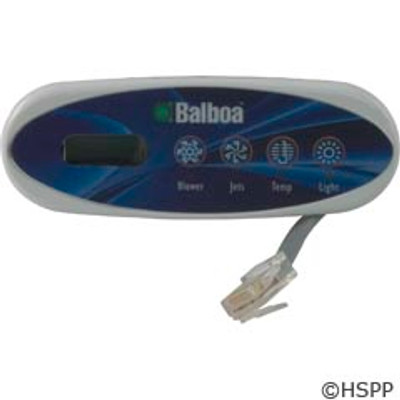 Topside Balboa Duplex Mini Oval P1 Bl Lt Lcd