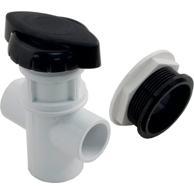 Diverter Valve Hydro-Air/BWG Hydroflow 3/4"s 2 Port Blk