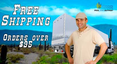 Free shipping at Pool Spa Outpost