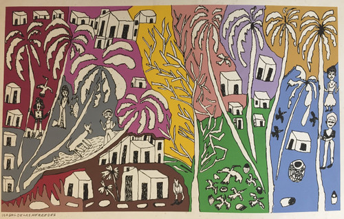 Isabel de las Mercedes,  Untitled, N.D. Silkscreen, 10 /100. 19.75" x 27"   #1023