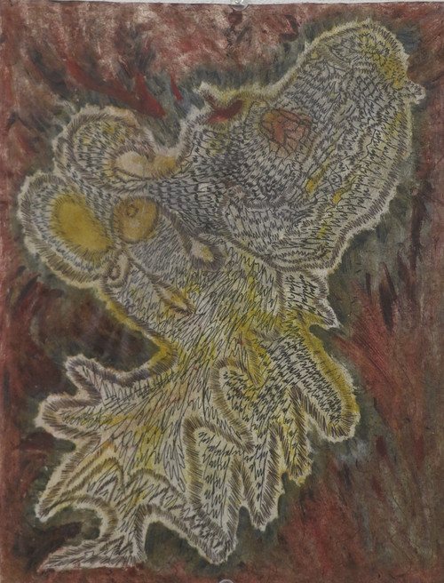 Gloria de la Caridad, Untitled, N.D. Ink on paper.                   11” x 8.5”      #6414