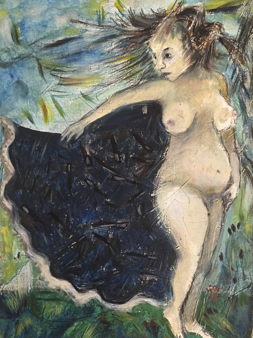 Silvia Grillo,  Untitled, N.D. Oil on canvas. 14.5" x 10" #3820