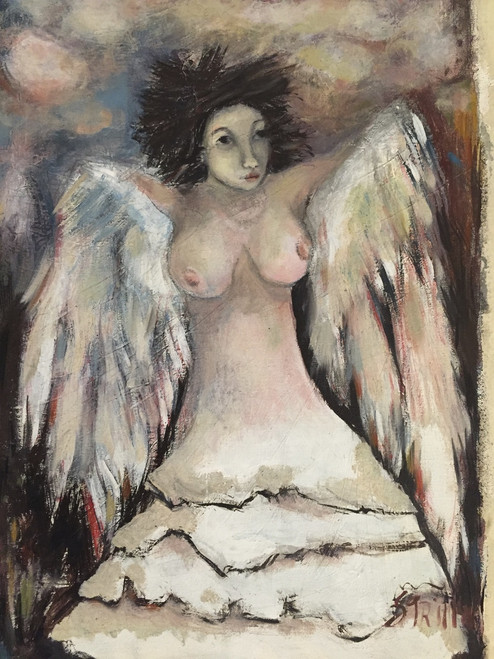 Silvia Grillo,  Untitled, N.D. Oil on canvas. 14" x 10.5" #3822