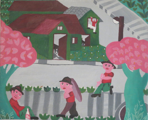 Ariniel Llorenz #7054. Untitled, ND. Oil on canvas, 10 x 12 Inches.