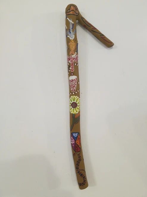Omar Castellanos Suarez,                                                                         Untitled, N.D. Mixed media garabato.                                                        10” x 3”                  #3811B