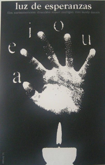 ICAIC (René Azcuy Cárdenas), "Luz de esperanza," 1971. Silkscreen poster, 20" × 30"