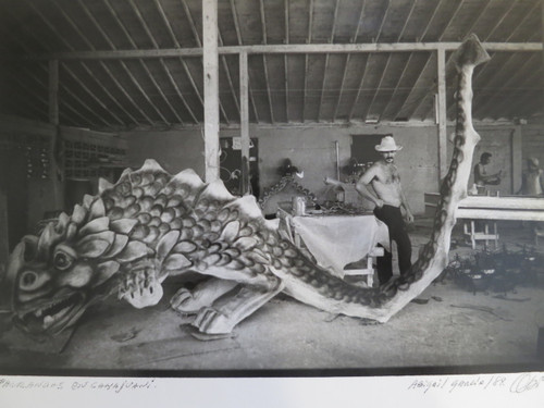 Abigail Garcia Fayat, "Parrandas en Encamajuani" 1984. Black and white photograph, 12" x 16", signed and dated, #242, NFS