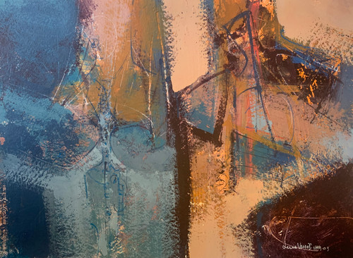Julia Valdés #5904    Untitled, 2003. Acrylic On Paper  21.5 X  29..5"