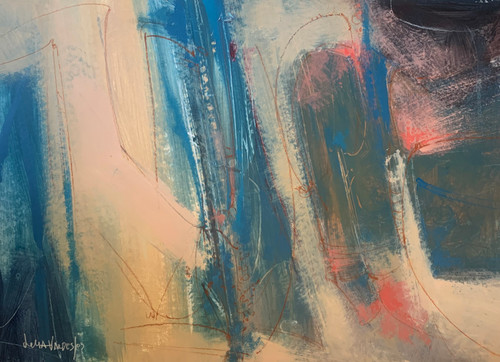 Julia Valdés #5909.    Untitled, 2003. Acrylic On Paper   21.5 X 29..5"