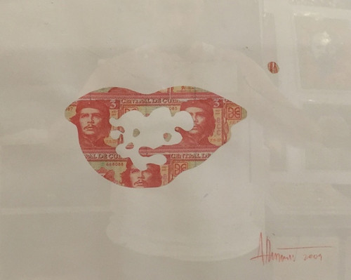 Adrian Rumbaut #5634. Untitled, 2009. Collage on Paper. 14" X 18" 