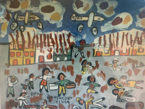 Abel Pérez-Mainegra,    Acrylic on poster board. #1774