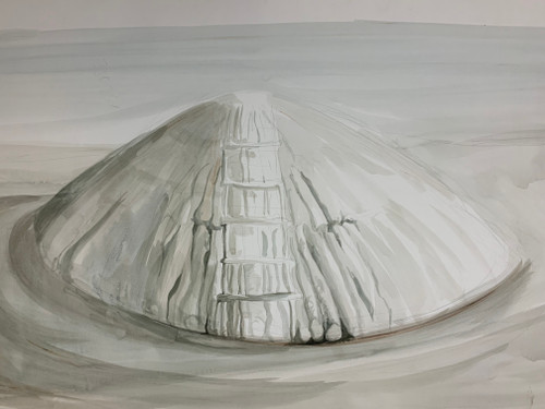 Lester Campa, Untitled, 2012. Watercolor on paper.     19.5” x 27.5”                   #987