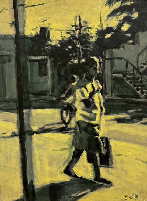 Yuri Santana Garcia, Untitled, N.D. Watercolor on paper. 27.5" x 19.75" # 3557