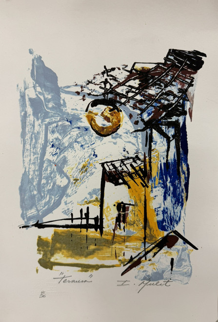 Ileana Mulet, "Ternura," N.D. Serigraph, edition 17/75.  13.5" 9.5"  #5182