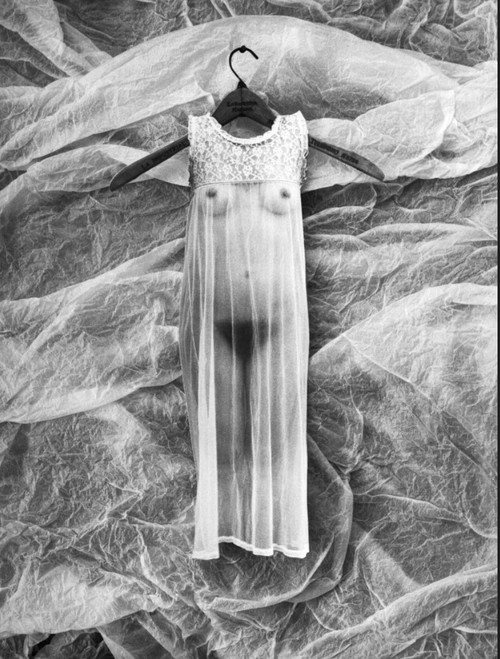 Cirenaica Moreira,              "No por mucho madrugar, amanece mas temprano," circa1999. Silver gelatin print.          12.5 x 9.5” (framed)                                                                #5191