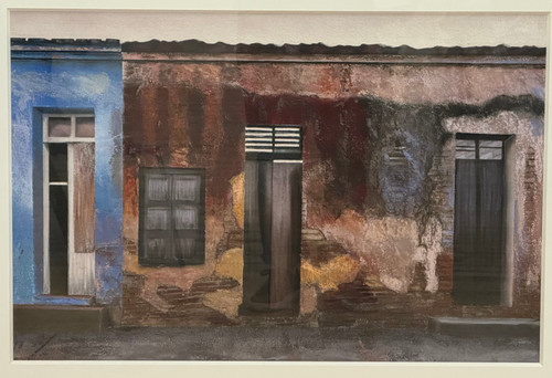 Elena Borstein,   "Camagüey," 2000. Pastel on paper.               22” x 30” (framed)