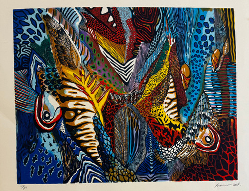 Jose Franco,                   Untitled, 2007. Serigraph, edition 47/100.           19.5” x  27.5”        #6367B