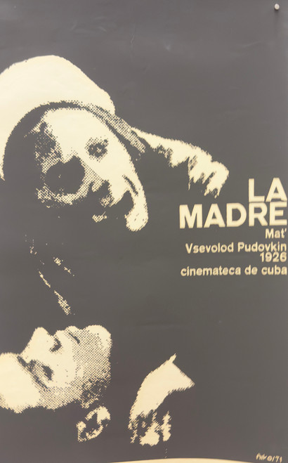 ICAIC (Ñiko (Antonio Pérez González)), "La Madre," 1971. Silkscreen poster, 30" × 20"