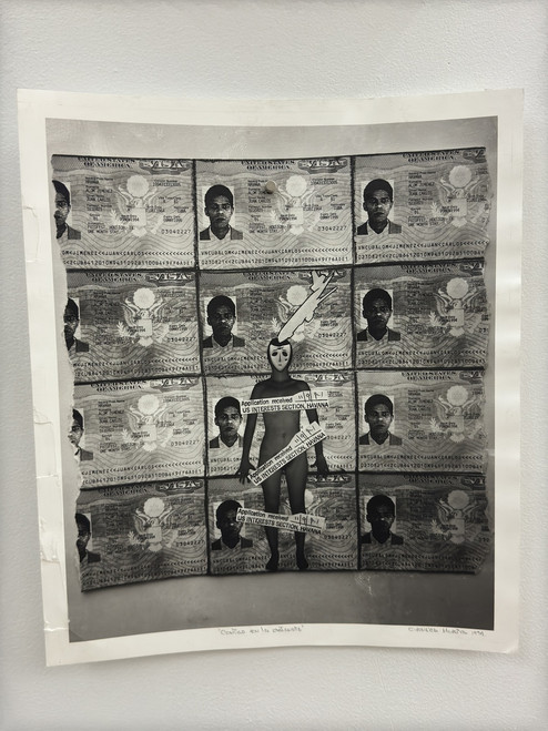 Cirenaica  Moreira, Contigo en la distancia,  1994. Silver gelatin print. 12.5" x 10.5" 