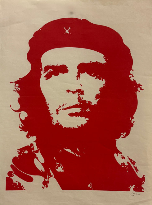 Felix Beltran, Untitled, (Che), 1969. Silkscreen print.         21” x 16”           #68