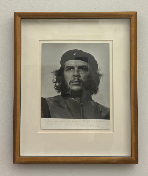 Alberto Korda, "Guerrillero heroico," 1960. Gelatin silver print 10” x 8” Collection of Center for Cuban Studies