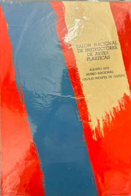 Consejo Nacional de Cultura (Unknown Artist), "Salón nacional de instructores de artes plásticas," 1973. Offset poster, 23" × 15.5