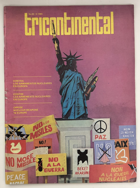 OSPAAAL (cover designer: unknown), Tricontinental Magazine, No. 93, May - June 1984, Offset Print