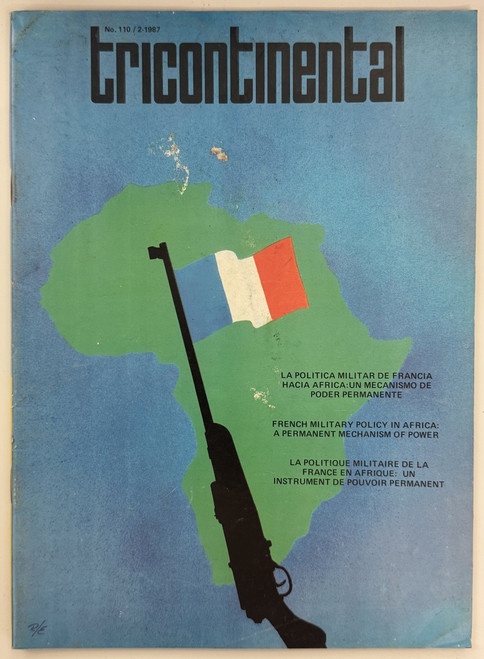 OSPAAAL (cover artist: Alberto Blanco), Tricontinental Magazine, No. 121, January 1989, Offset .