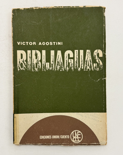Ediciones Unión/Cuento (cover designer: unknown, author: Victor Agostini), "Bibijaguas: Cuentos," 1963.
