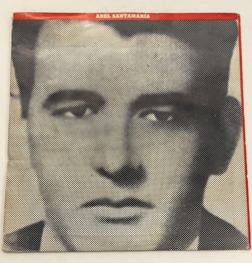 Casa de las Américas (cover designer: Umberto Peña), "Abel Santamaría: Fragmentos de una charla ofrecida por Haydée Santamaría, a un grupo de jóvenes comunistas y pioneros," ca. 1975-1976. Offset print, vinyl LP 