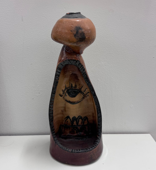 Fuster (José Rodríguez Fuster), Untitled, N.D. Glazed ceramic sculpture. 10" H × 4" diameter. #5837B