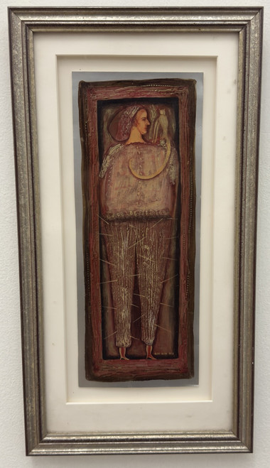 Elsa Mora, Untitled, 1996. Mixed media on paper. 17.25" × 9.5". #5915C (SL) 
