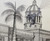 Brito (Yamilys Brito Jorge),  "Capitolio Nacional," from the series: "Visitante en La Habana,"  2012. Collage and Ink on paper, 15 1/8 x 17 1/4 In.  #5659