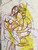 Castillo (Osvaldo Castillo Vásquez), Untitled, N.D. Ink and watercolor on paper, 10" x 6.5". #6076B.
